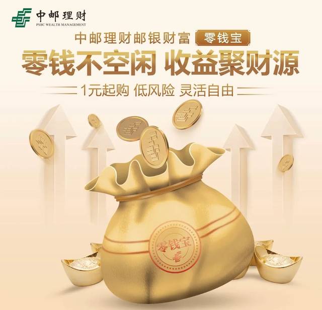 投资须谨慎理财非存款,产品有风险开售啦中邮理财邮银财富·零钱宝