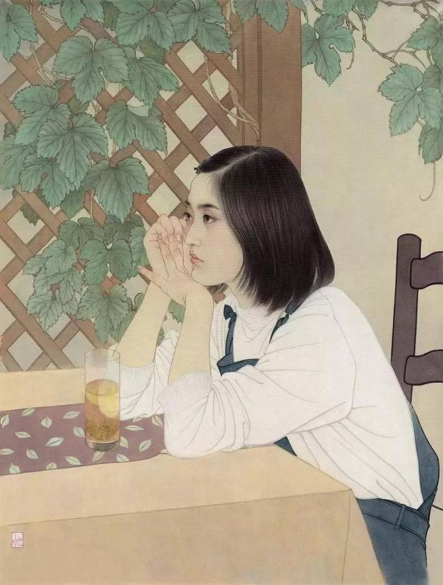 名家人物工笔画欣赏第003期 ▏何家英作品