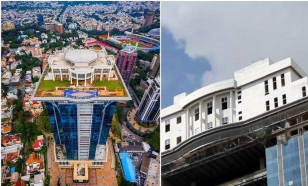 印度富豪在摩天大楼顶端 建造仿制白宫_手机搜狐网