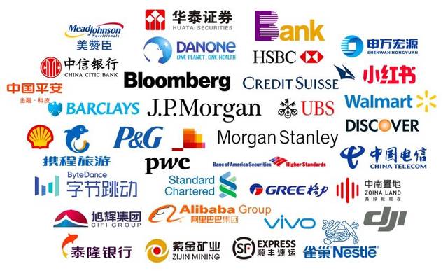 涵盖  会计,投行,券商,银行,互联网,快消等行业