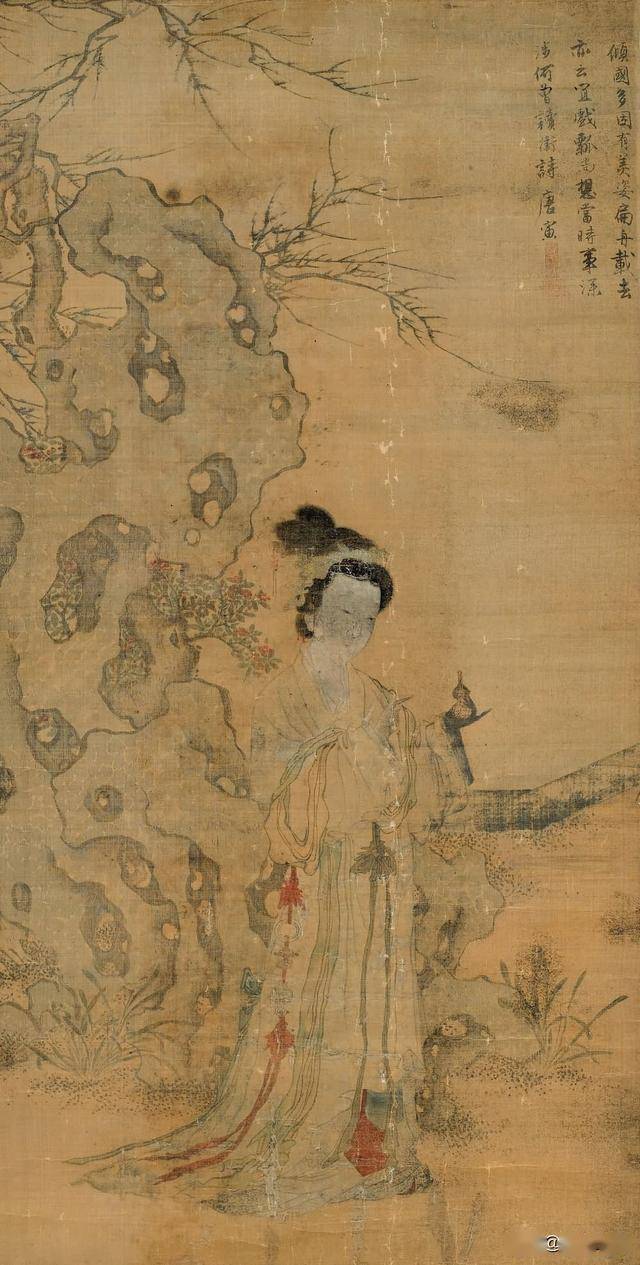 唐伯虎仕女人物画_唐寅