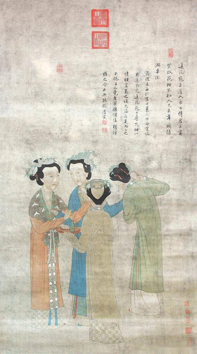 唐伯虎仕女人物画_唐寅