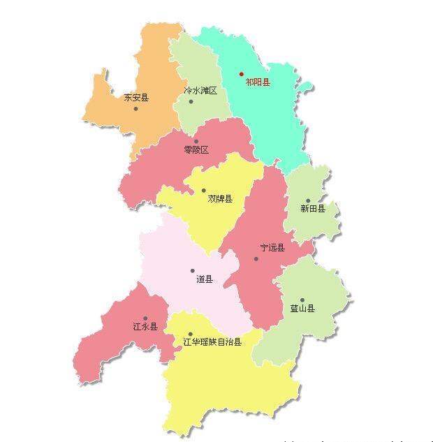 永州市各县城区面积,最大是宁远,最小是江永,你的家乡排第几