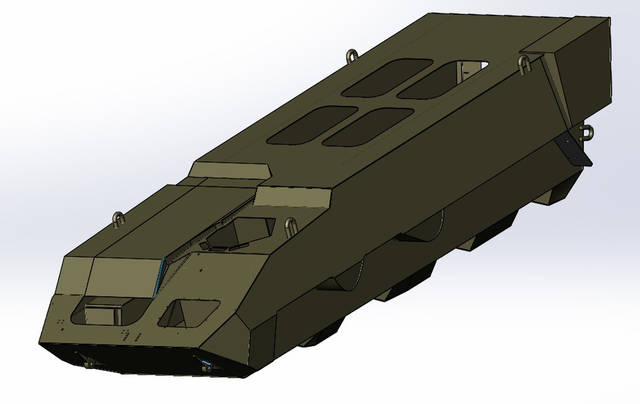 "潘德"2车体装甲