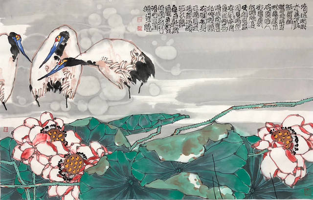 "以形写神 诗情画意—孙景隆的花鸟画之美