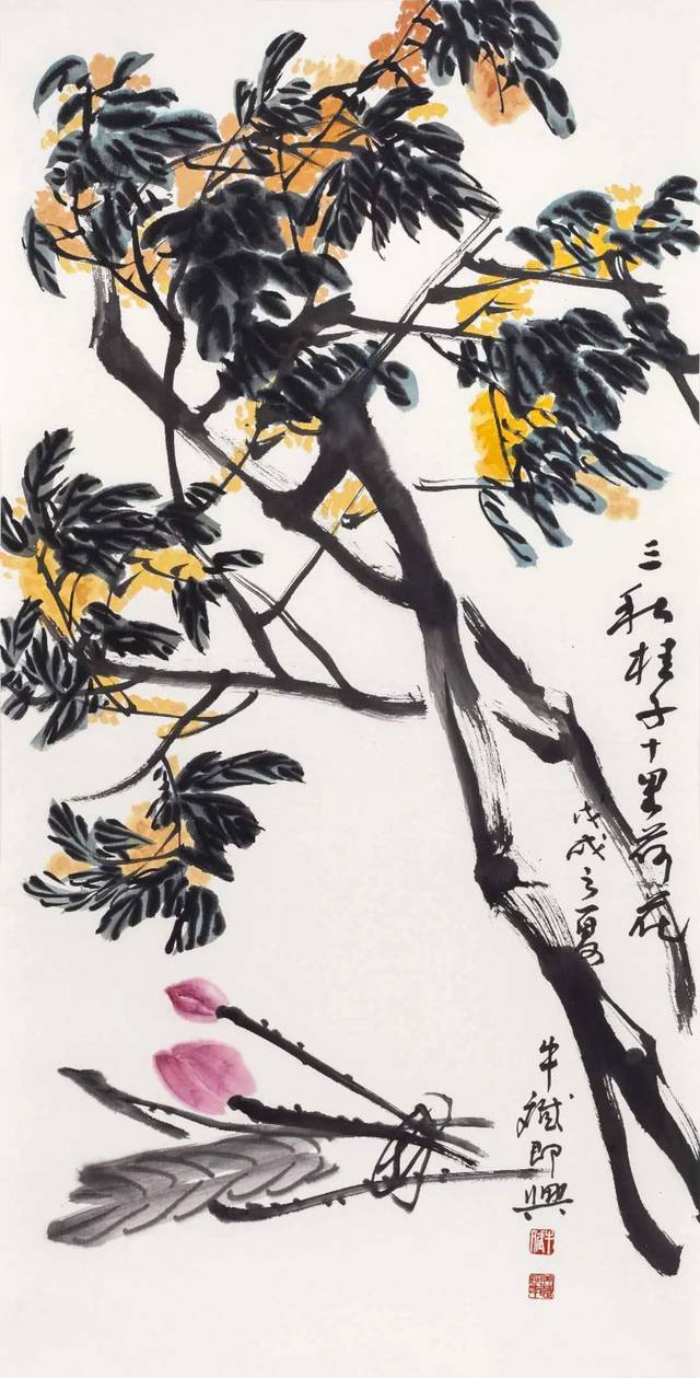 风清尘自远——牛斌花鸟画作品欣赏