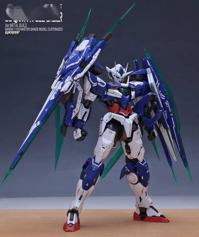 [小t高達秀]mg gnt-0000/fs 量子型00全刃式