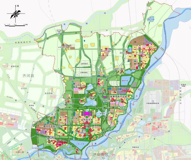 济南市历城区规划图图片