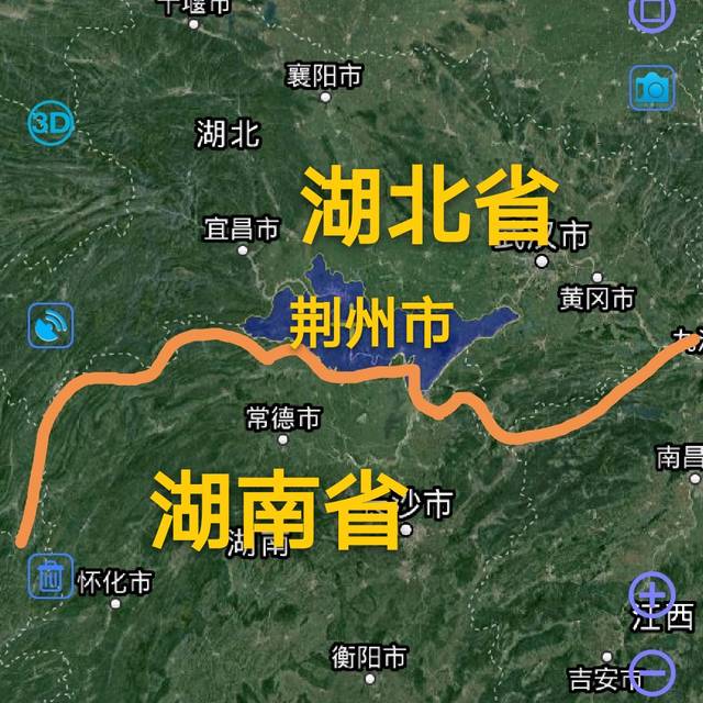 荆州市2区3县3市,城区面积排名,最大县城和湖南省隔长江而望_手机搜狐