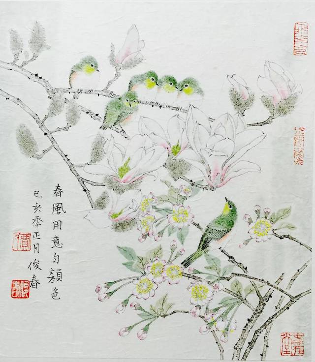 何水法 全国政协委员,中国美协理事  贾俊春《野塘逸趣》作品采用