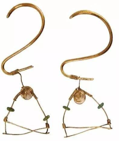 珠宝设计创意素材-中国古代金银首饰探源-明代 . 耳环和耳坠