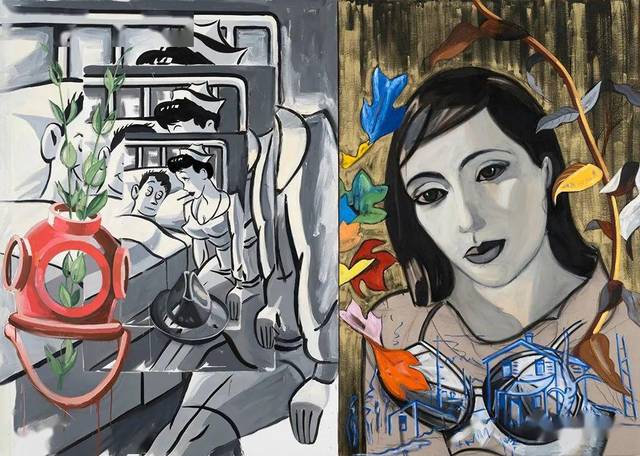 david salle大卫·萨利1952年生于美国.