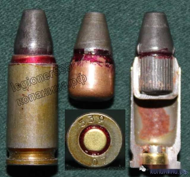 7n30穿甲弹的结构与7n21穿甲弹类似,也采用半被甲开尖,钢芯外露的弹头