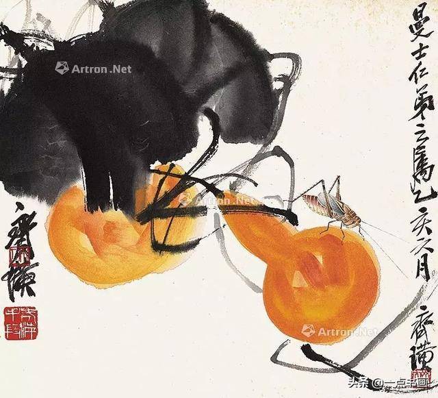 徐湛花鸟画教学——葫芦的写意画法_搜狐网