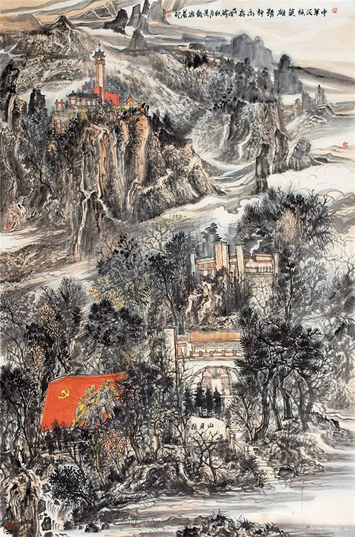 春到华夏——画家颜景龙山水画欣赏