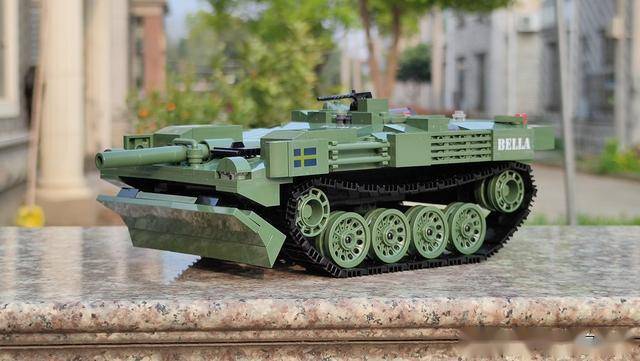 稀有的冷门坦克cobi积木坦克世界版strv103评测