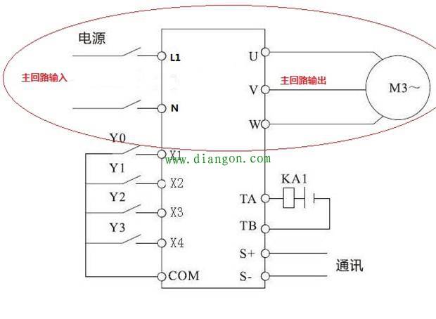 变频器怎样接线变频器接线端子说明变频器控制接线实物图
