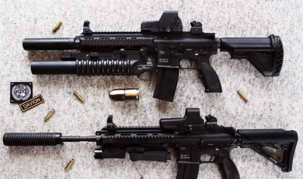 世界最好的步枪之一黑克勒科赫hk416