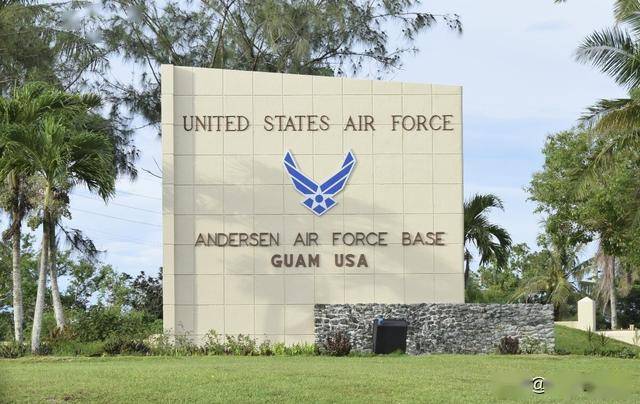 安德森空军基地的大门.