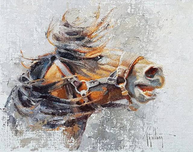 外国版“徐悲鸿”，她画马的水平堪称一绝！ _手机搜狐网