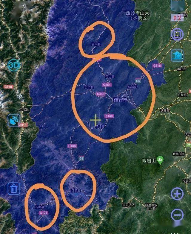 某机构通过卫星地图,日前,辖6县2区.