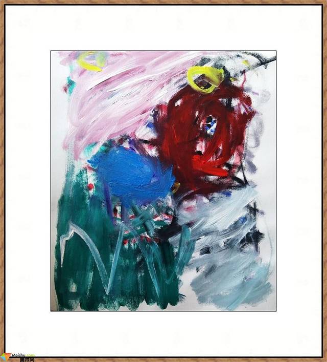 这么优雅的美女画家依洋,画风竟如此狂妄呀!