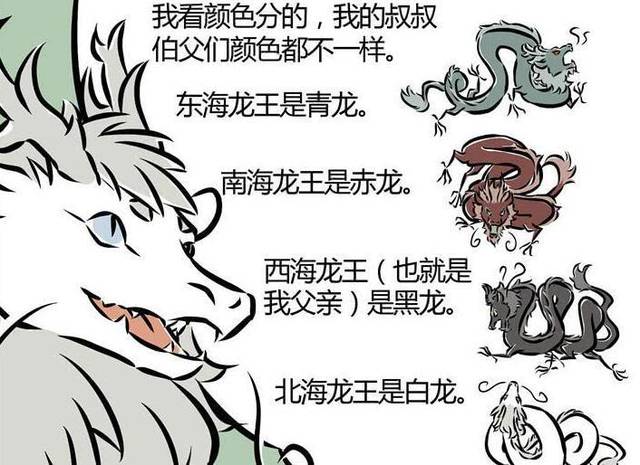 非人哉:龙族有很多种,除了四海龙族,还有藕龙跟狗龙