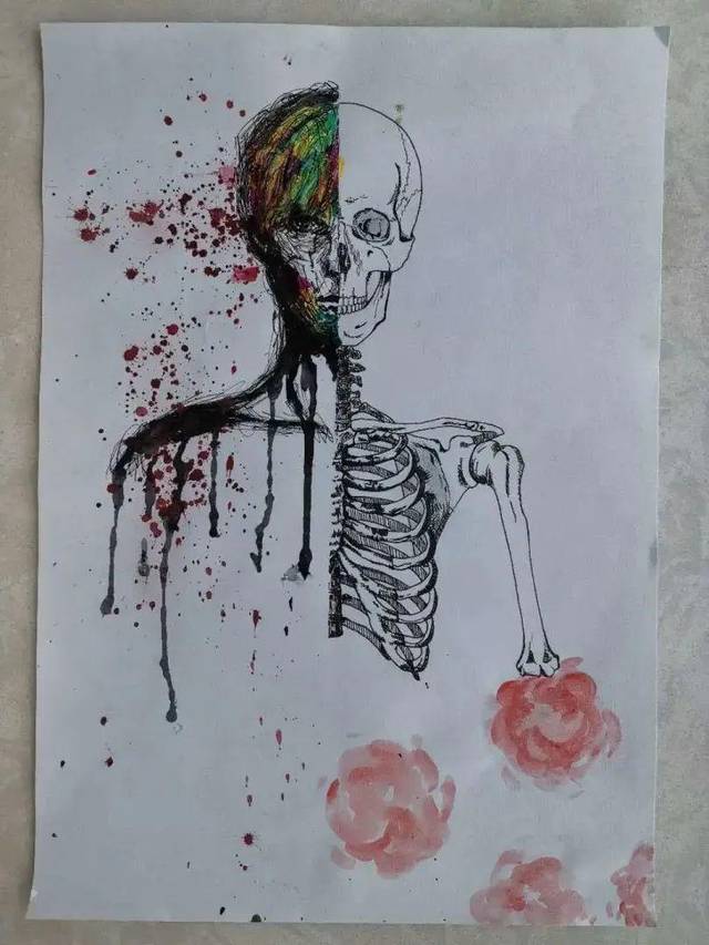 "系解月"解剖绘画大赛|线上投票作品