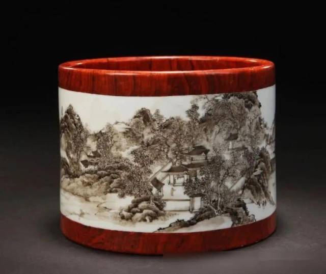 清故宫博物院— 笔筒_搜狐网