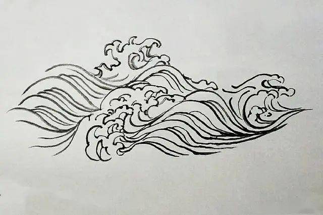 国画入门:山水画之海水的画法