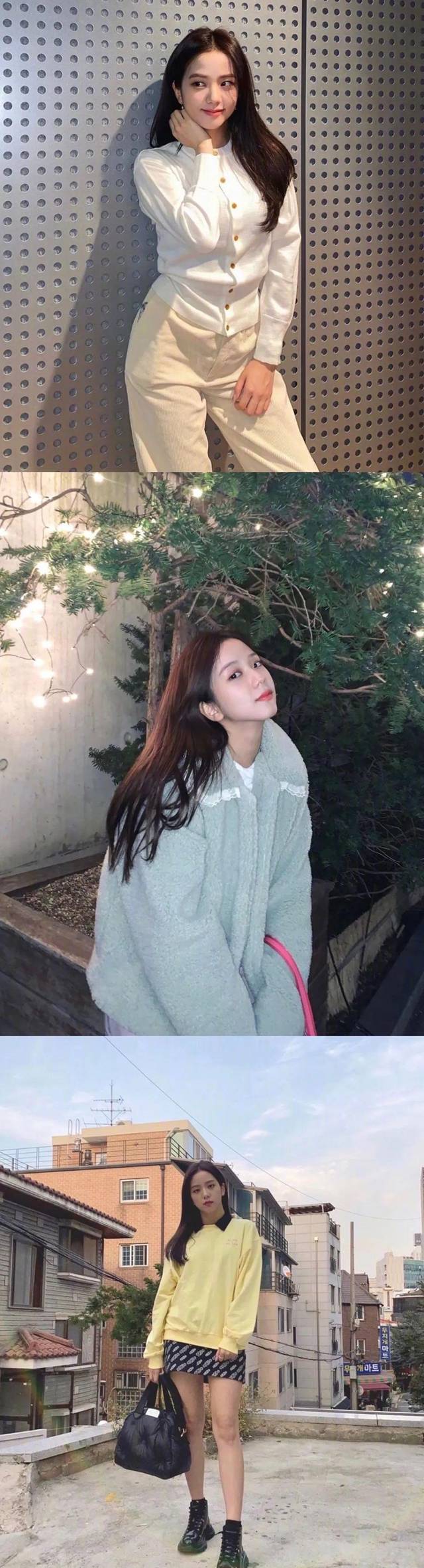 金智秀jisoo的私服日常穿搭合集