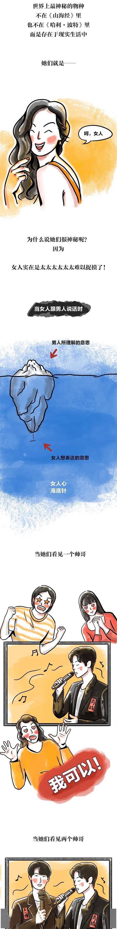 女人心海底针 表情包图片