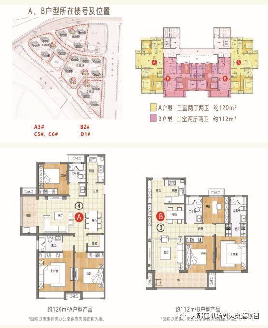 共59棟住宅徐州大郭莊拆遷安置點戶型圖曝光