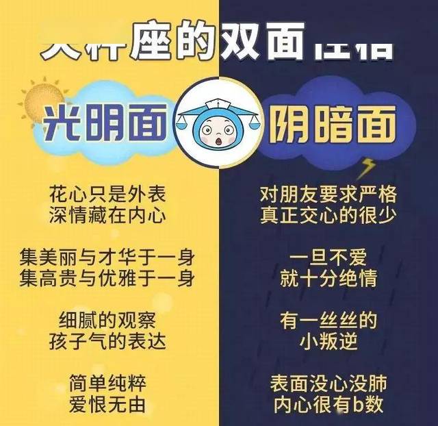 天秤座的双面性格