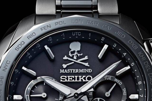 精工联名mastermind推出超罕有腕表,骷髅头腕表,暗黑风来袭