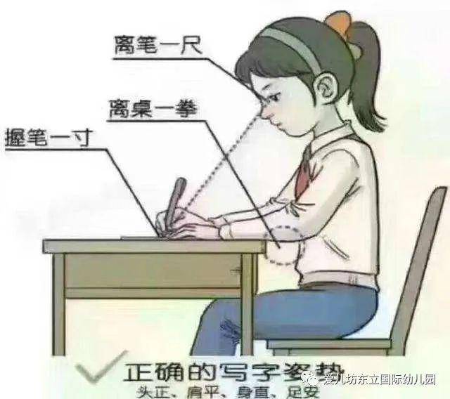 幼小衔接正确的读书写字姿势