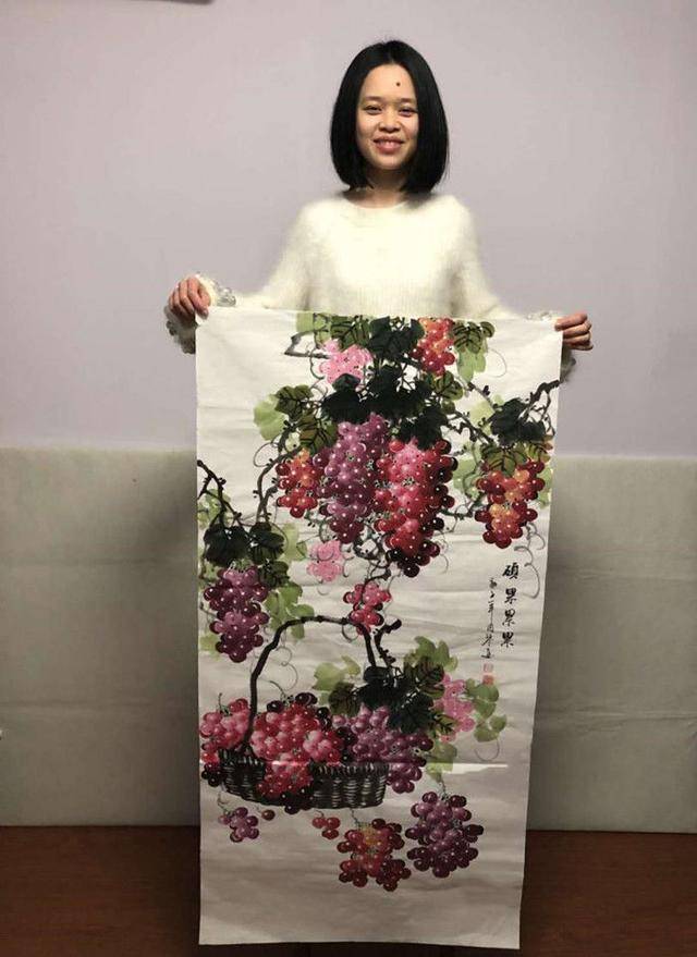 知名艺术派美女画家周琴