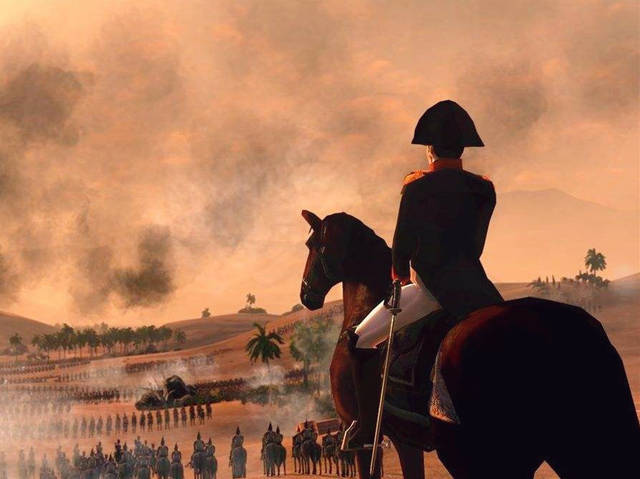 拿破仑的背影画作