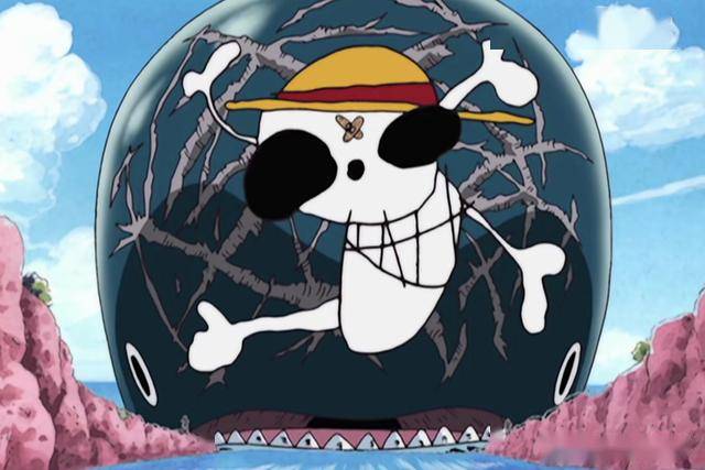 路飞在其额头上绘制了草帽海贼团的标志,和拉布约定,在他们决