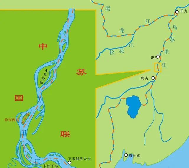 珍宝岛地理位置图片