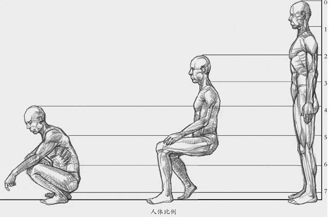 速寫人體比例基本知識