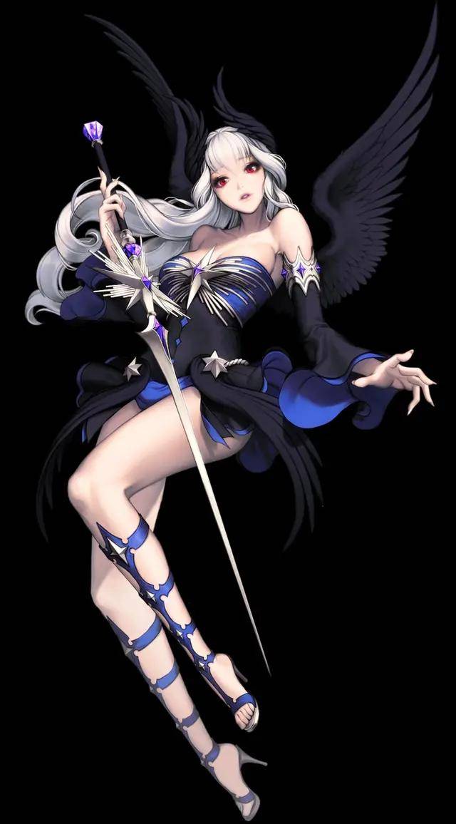 韩国游戏原画美少女战士人物设计图壁纸_手机搜狐网