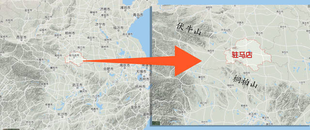 驻马店周边地形 地图来源:google earth 地图编辑:搜狐城市