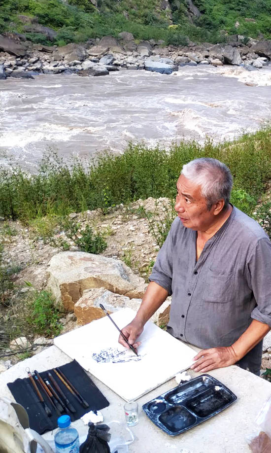 为祖国山河立传——赏著名画家李永平先生百米长卷"黄河颂"