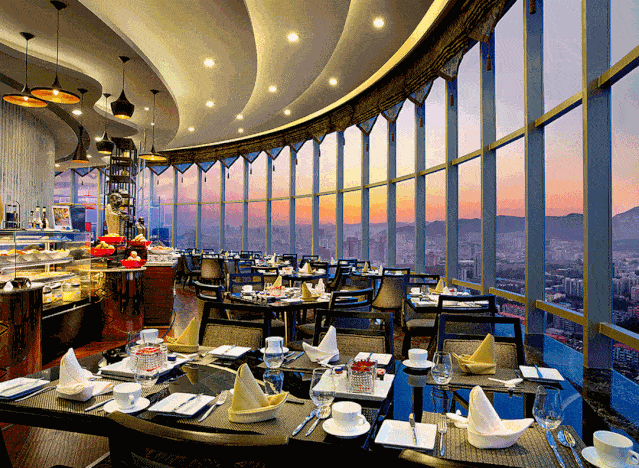 中山国际酒店旋转餐厅图片