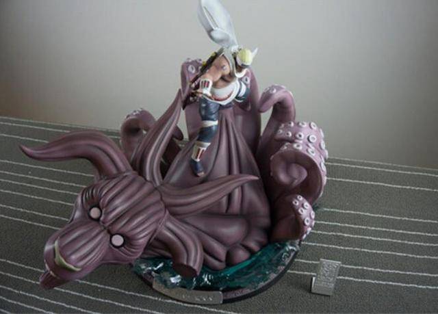 小哥哥晒火影八尾手办,章鱼触手逼真,奇拉比沦为赠品