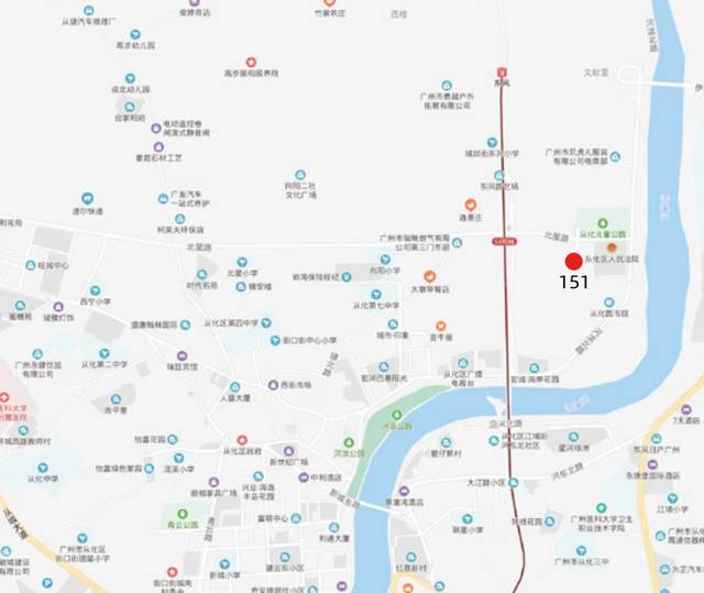 迎宾大道北地块位于从化区江埔街江村地段,位于迎宾大道北侧,紧邻