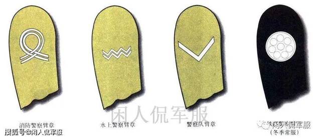 常服警衔和礼服警衔一样,可以参照前面礼服警衔所说.