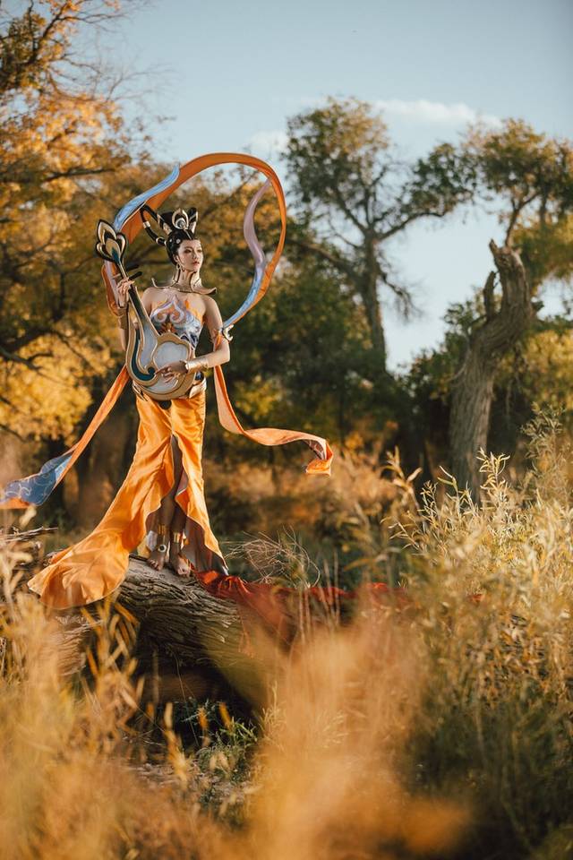 杨玉环·遇见飞天cos 戚顾儿