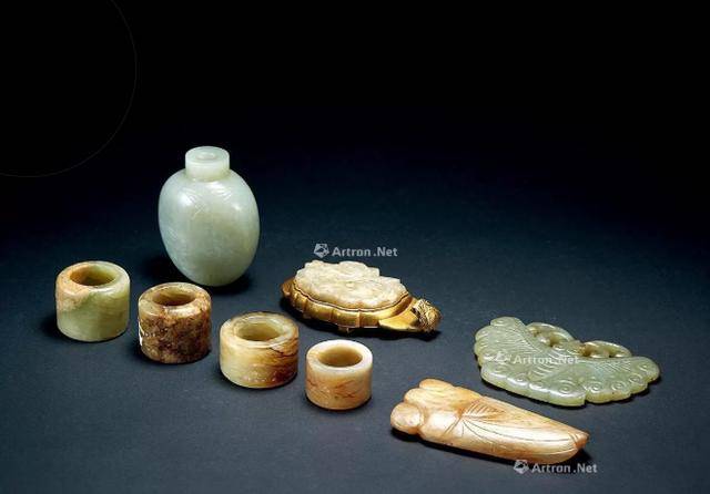 骨董 時代物 焼き 翡翠 古玉 古代 雕刻 玉佩